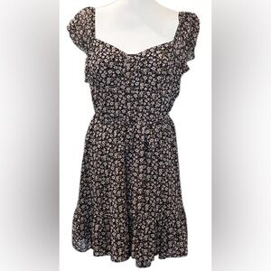 Lily Rose Black and White One Shoulder Sundress